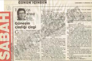 CAN DÜNDAR GÜNEŞİN ÇİZDİĞİ YER YAZISI