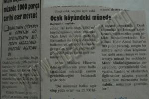 OCAK KÖYÜ MÜZESİ