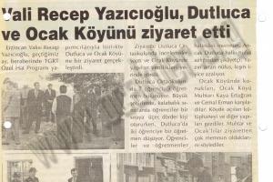 RECEP YAZICIOĞLU ZİYARETİ