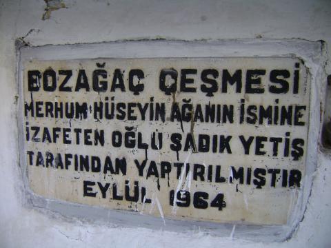 BOZAĞAÇ ÇEŞMESİ